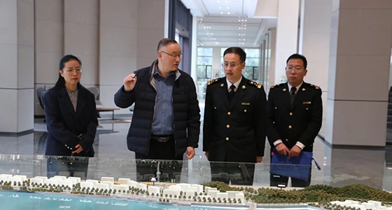 丽水海关关长洪壮一行调研bifa必发集团
